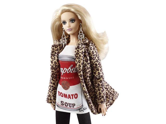 Barbie Andy Warhol Campbell's Soup Can 
