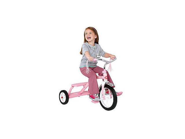 classic pink dual deck tricycle