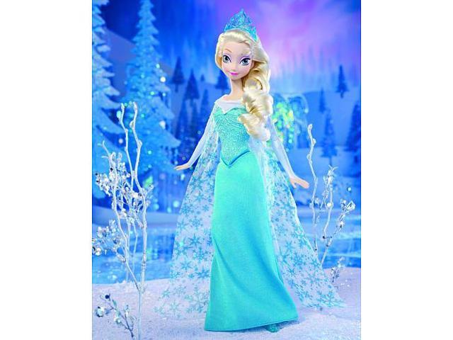 mattel disney frozen sparkle princess elsa doll
