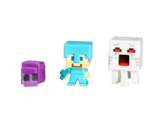Minecraft Collectible Figures 3 Pack Series 3 Ghast Steve And