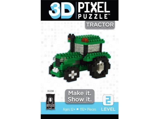 3d pixel puzzle cupcake 3d pixel puzzle cupcake