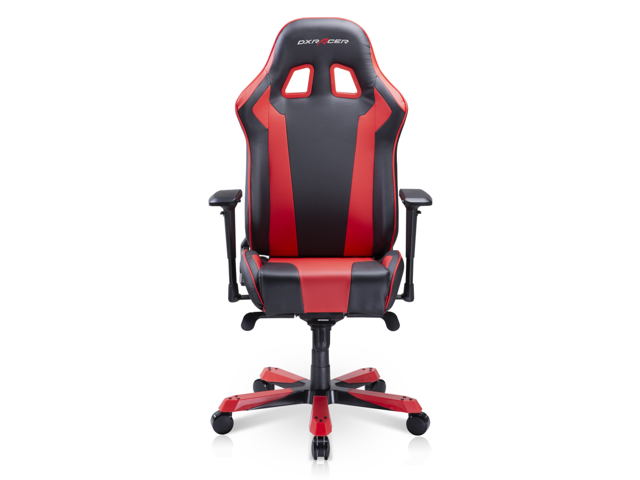 DXRacer King Series OH/KS06/NR Newedge Edition Racing Bucket Seat Big And Tall Gaming Chair With Pillows