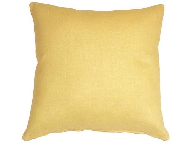 Tuscany Linen Banana Yellow 20x20 Throw Pillow Newegg Com