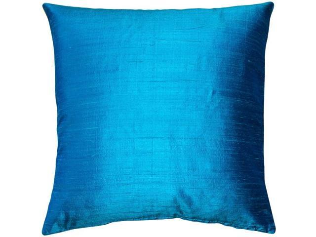 peacock blue throw pillows