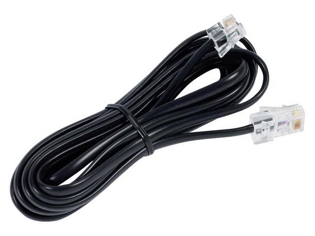 CONECT IT, 20-025BK, Black, 25' Modular Line Phone Cord