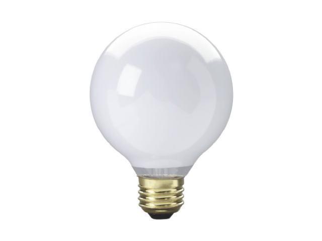 60G30 White Globe Light Bulbs 
