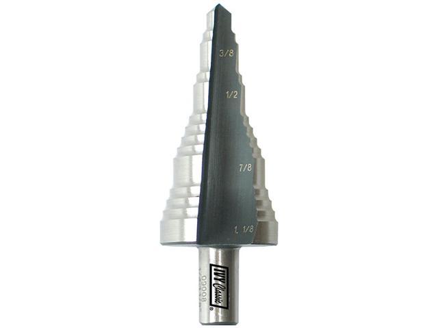 Ivy Classic 09008 Electricians Step Drill 5 Holes 14 1 18 Step Drill Bit