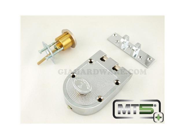 Mul-T-Lock Rim Cylinder With MT5 Keyway 2 Keys & Key Card 