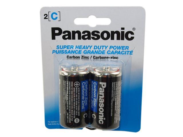 Photo 1 of 3 Pack Panasonic 2 Pack Of "C" Carbon Zinc Battery With 1.5V For Use In Low Drain Devices