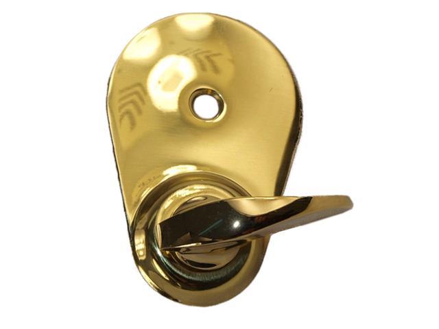 Marks 22f3 W Lh Polished Brass Us3 F Function Left Hand Single Cylinder Ornamental Iron Knob 