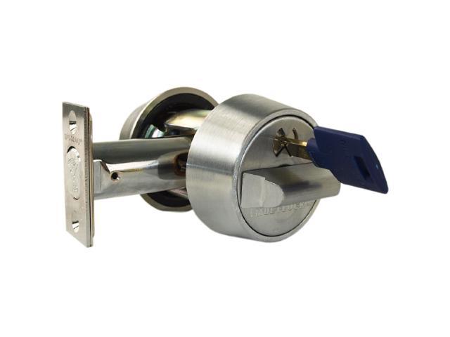 Mul T Lock Hdc 26 206 Satin Chrome Hercular Double Cylinder Captive Key Deadbolt High 5945