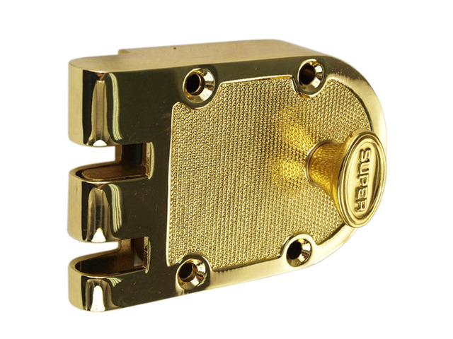 SUPER LOCK (Like Segal) Solid Bronze Jimmy Proof Deadlock Deadbolt ...