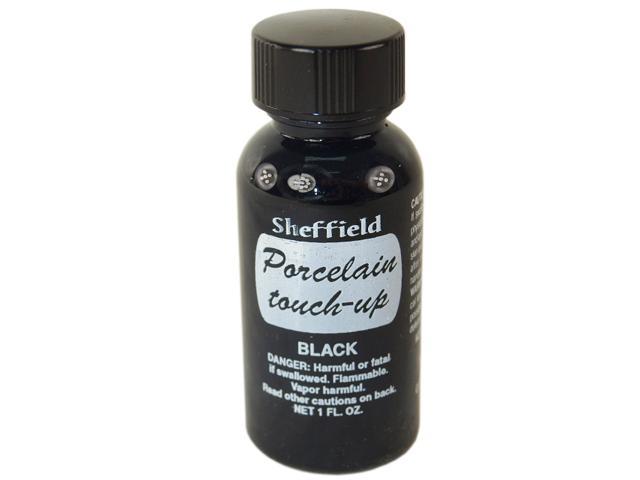 Sheffield 1999, 1 OZ Bottle, Black, Porcelain Touch Up Paint, For Porcelain Surfaces