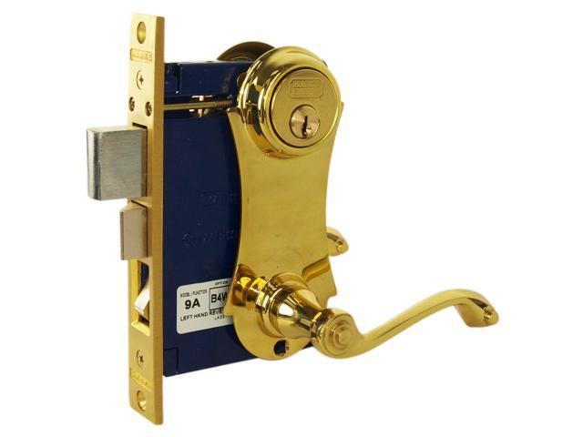 Marks Brand pair of bright brass Mortise Cylinders For Iron Gates & Door Locks 