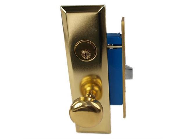Maxtech (Like Marks 114A/3) 1033BL Polished Brass Left Hand Heavy Duty ...