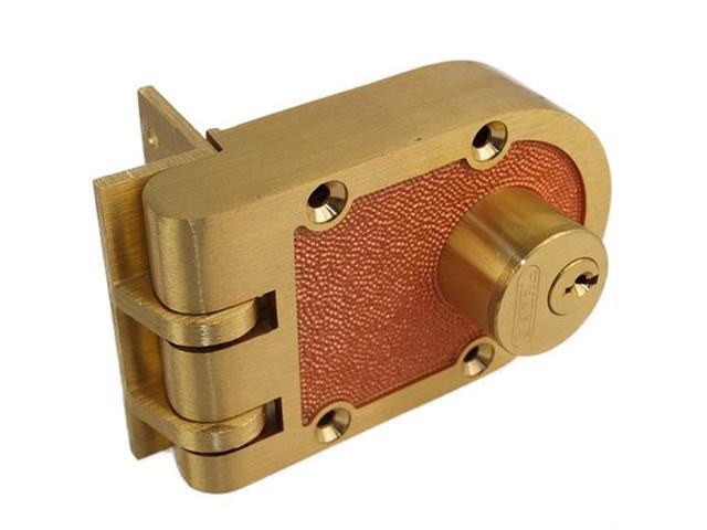 Segal 688 Solid Bronze Jimmy Proof Deadlock Double Cylinder Lock Set ...