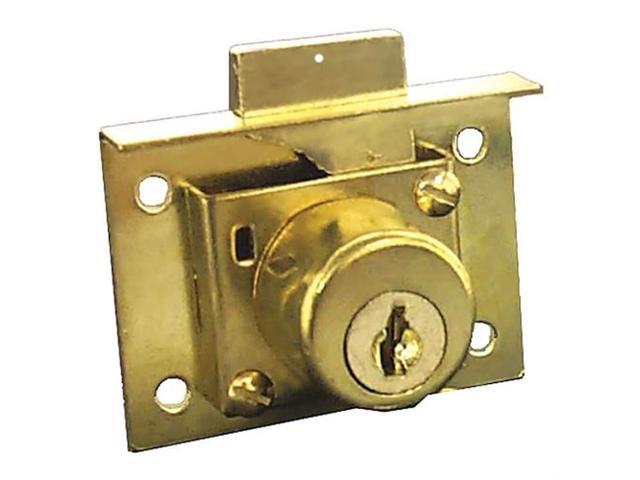 Tuff Stuff 2114 Brass Plated Keyed Cabinet And Drawer Lock - Newegg.com