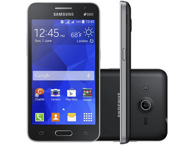 Samsung Galaxy Core 2 DUOS G355 3G Unlocked GSM Dual-SIM HSPA+ Phone 4.5" Black 4GB 768MB RAM