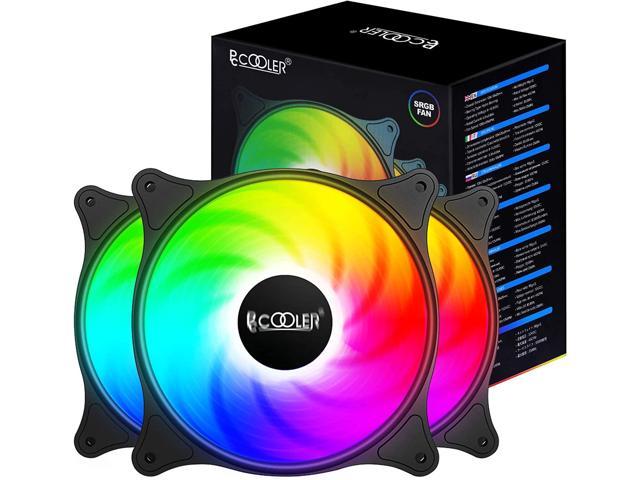 fokus Glatte justering PCCOOLER 120mm Case Fan 3 Pack Magic Moon Series PC-FX120 High Performance  Cooling PC Fans - RGB Case Fans with Hydraulic Bearing - Low Noise Computer  Fans for PC Case - Newegg.com