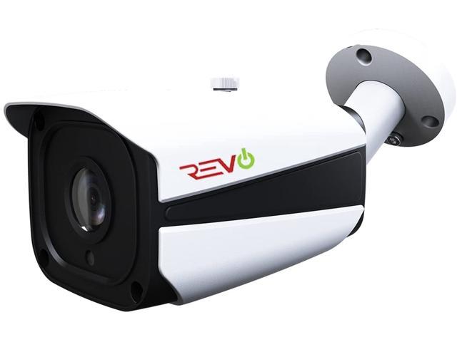 Revo America AeroHD 5 MP Bullet Camera IR Fixed Lens (3.6mm) - 100' Night Vision, Auto WDR, IR Anti Reflection Glass, Indoor/Outdoor, 60' BNC Cable Included, White