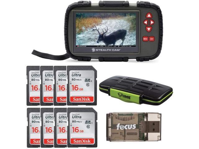 Stealth Cam SD Card Reader/Viewer with 4.3" LCD Touch Screen 