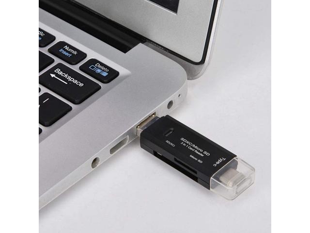 SHYEKYO USB Card Reader White Memory Card Reader USB3.0 High-Speed Transmission for Camera for Mobile Phone for