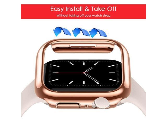 For Apple Watch Series 7 41mm 45mm Case Bumper Protective Cover Frame ...