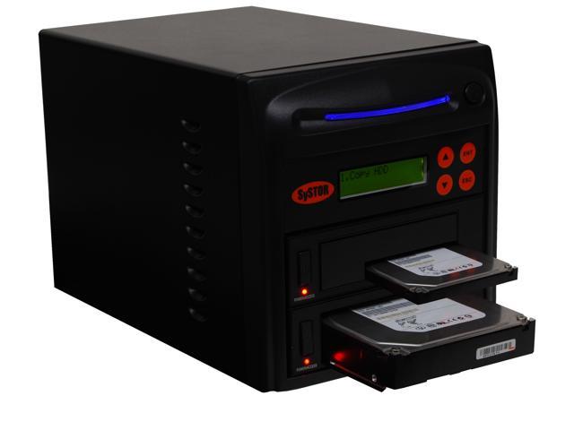 Systor 1:1 SATA Hard Drive Duplicator & Sanitizer - 5.4GB/Min - Copy & Erase 2.5 SDD Solid State & 3.5 HDD Disks (SYS101HS-DP) - 90MB/Sec, Dual Port Hot Swap
