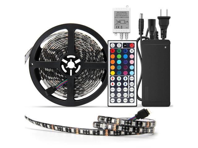Supernight Waterproof 5050 Led Strip Light Black Pcb 16 4ft Supernight Waterproof 5050 Led Strip Light Black Pcb 16 4ft 300leds Rope Lights With Remote