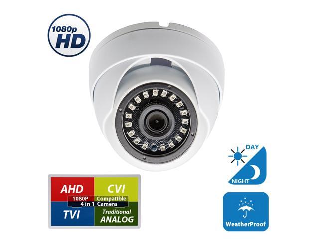 4in1 1080P FHD Smoke Detect Hidden SPY Camera 2MP CCTV HD CVI AHD TVI Analog
