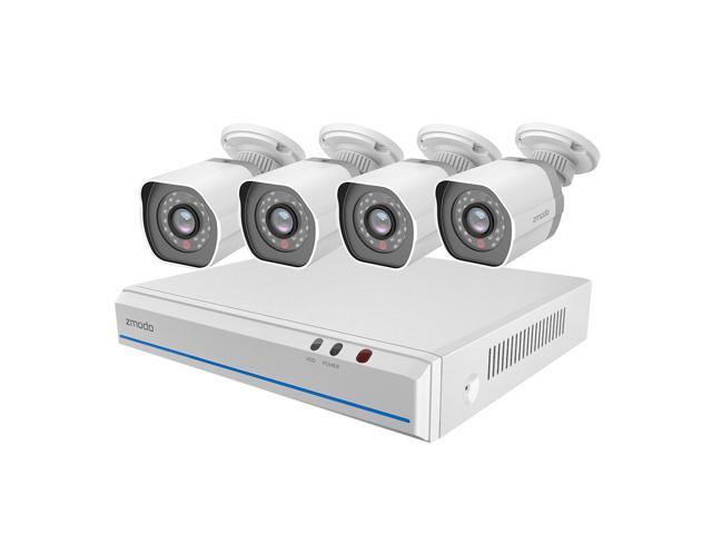 Zmodo 8 Channel 720p sPoE System & 4 HD 720p Day/Night Outdoor IP Cameras (No HDD Pre-Installed)