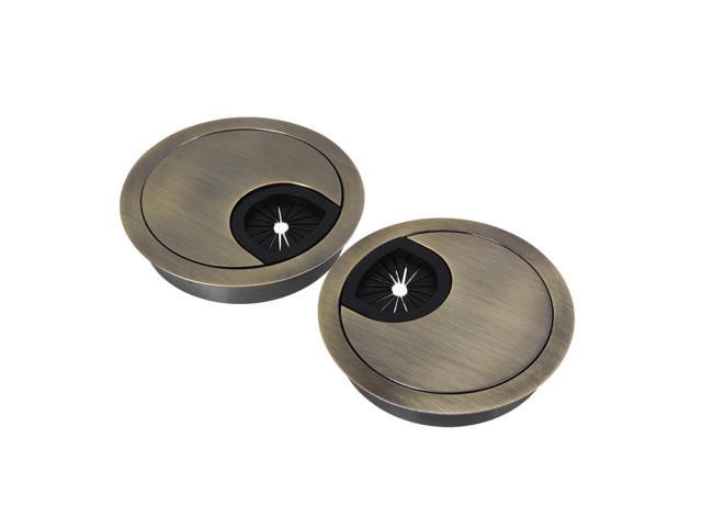 New 60mm Wire Tidy Hole Cover Cable Grommet Computer Office New 60mm Wire Tidy Hole Cover Cable Grommet Computer Office Desk Pack Of 2