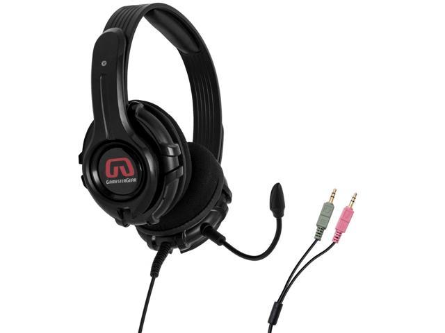 GamesterGear Cruiser PC200-B PC Stereo Gaming Headset with Detachable Mic Twin 3.5mm Plug OG-AUD63097