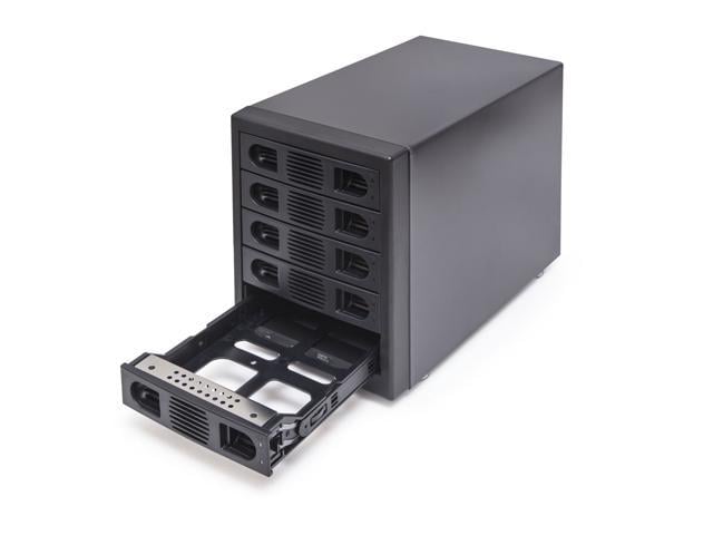 Syba SY-ENC50118 5 Bay 2.5" and 3.5" SATA HDD External USB 3.0 / eSATA RAID Hard Drive Enclosure