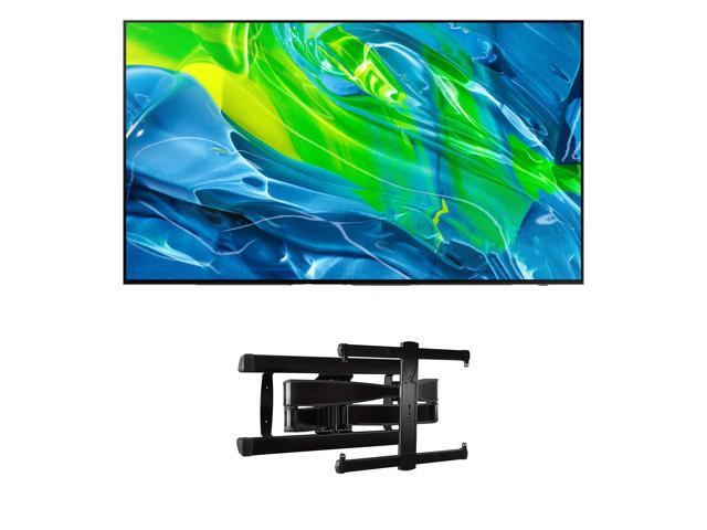 SAMSUNG 55-Inch Class OLED 4K Series - HDR OLED Self-Illuminating LED Smart TV with Alexa Built-in with a Sanus Systems VLF728-B2 Full Motion Wall Mount (2022) - Newegg.com