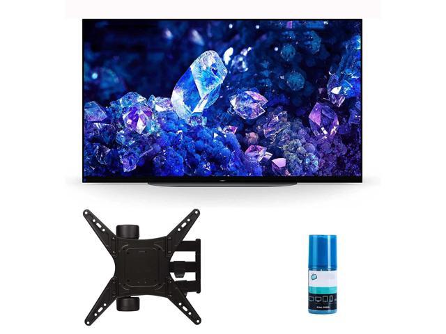 Sony XR42A90K 42" 4K Bravia XR OLED High Definition Resolution Smart TV with a Walts TV Full Motion Mount for 32"-65" Compatible TV's and Walts Screen Cleaner Kit (2022)