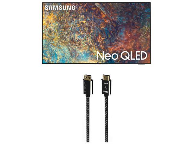 Samsung QN98QN90AA 98 Inch Neo QLED QN90 Series 4K Smart TV with an Austere VII Series 2.5m Premium Braided 8K HDMI Cable (2021)