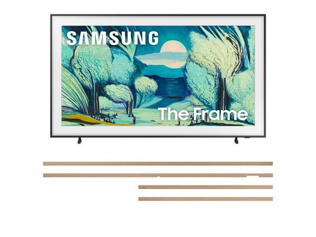 Samsung QN65LS03FAFXZA 65 インチ フレーム QLED 4K アート モード ビジョン AI スマート テレビ (VG-SCFF65TKBZA カスタマイズ可能ベゼル付き) – モダン チーク (2025)
