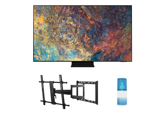 Samsung QN75QN90AA 75" Neo QLED QN90AA Series 4K Smart TV with a Walts TV Large/Extra Large Full Motion Mount for 43"-90" Compatible TV's and Walts HDTV Screen Cleaner Kit (2021)