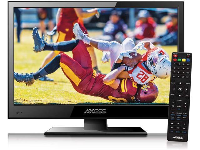 Axess 15.6-Inch LED Full HDTV, Includes AC/DC TV, DVD Player, HDMI/SD/USB Inputs, TVD1801-15