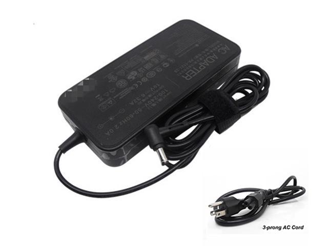 Original 120W 19V 6.32A Slim AC Adapter Charger 5.5x2.5mm w/AC Cord, for Asus Zenbook UX510UW-RB71 / N550J N550JV /GL551 /GL552 /ZX53 ZX53V ZX53VW ZX53VD ZX53VE Gaming Laptop PSU -