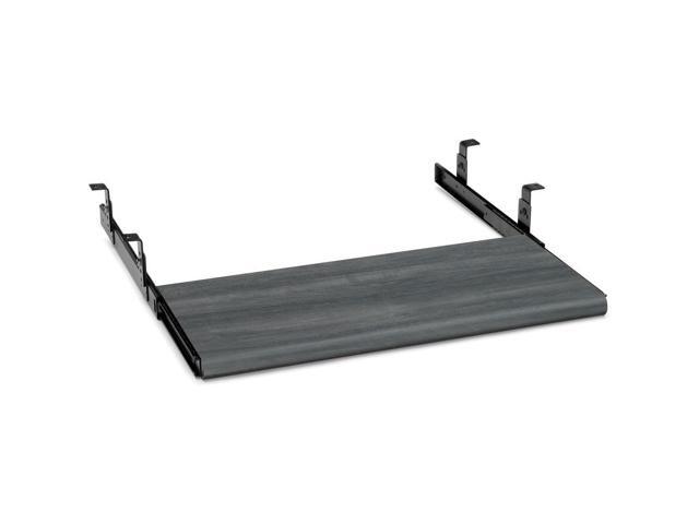 HON Laminate Keyboard Platform - 10" Height x 21.5" Width x 1.1" Depth - Gray - 1