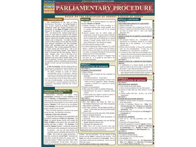 Photo 1 of BarCharts- Inc. Parliamentary Procedure