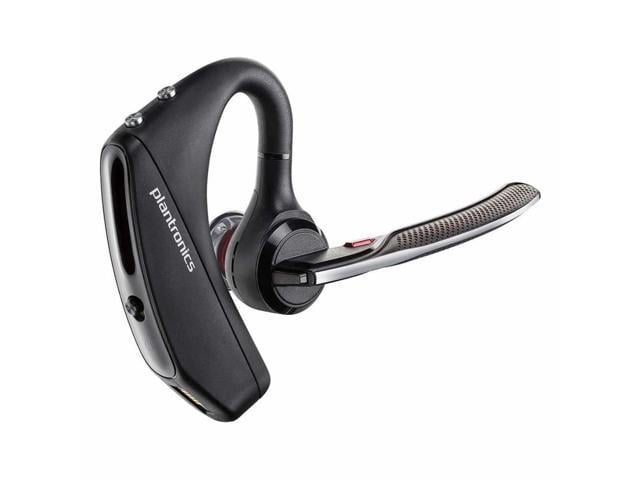 Poly - Voyager 5200 Wireless - Single-Ear Bluetooth Headset w/Noise (Plantronics) -Canceling Mic - Ergonomic Design - Voice Controls - Lightweight - Connect to Mobile/Tablet via Bluetooth