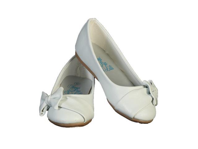little girls white dress shoes