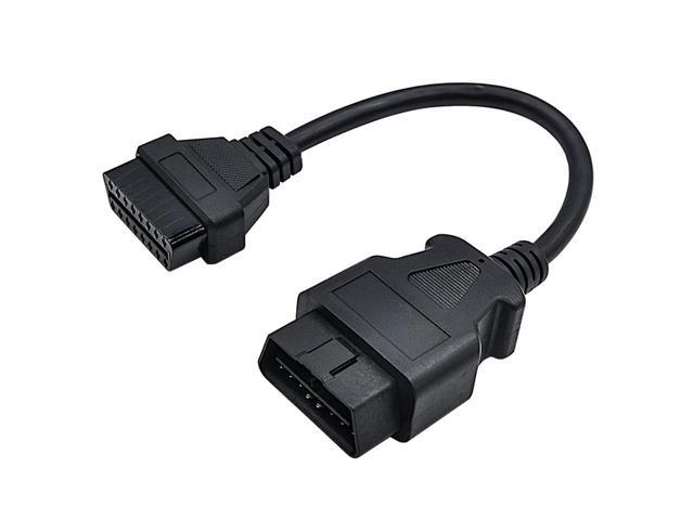 OBD II 16Pin Male To 16Pin Female Cable OBD 2 Extension OBD2 16 pin ...