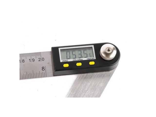 ELECALL 200mm Digital Protractor Inclinometer Goniometer Level Measuring Tool St