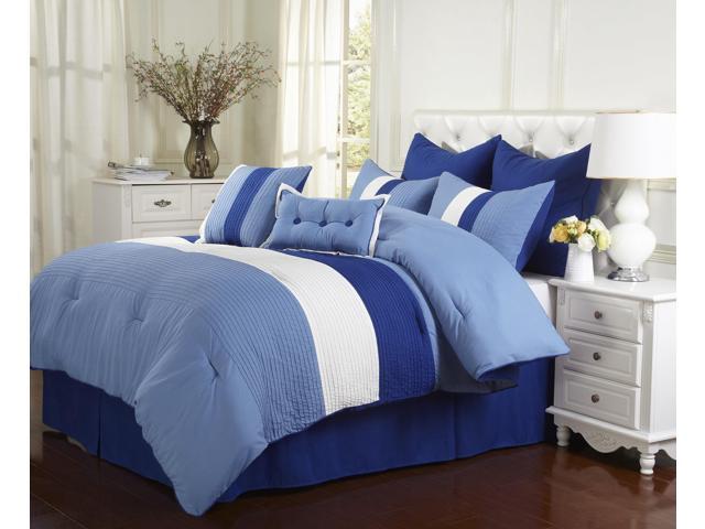 Impressions Florence 8 Piece Comforter Set With Shams Bed Skirt