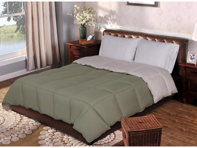 Superior All Season Reversible Down Alternative Comforter Twin