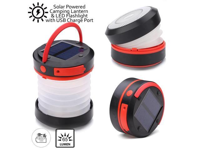 solar charged camping lantern